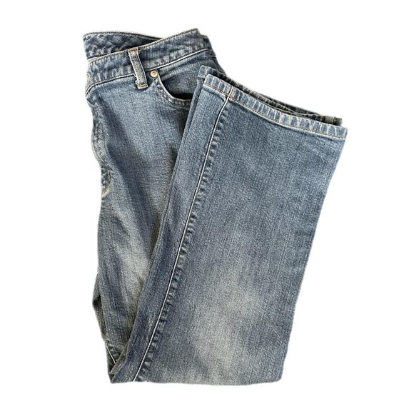 Lands End Straight Leg Jeans, Size 10, Pre-owned - Picture 3 of 5